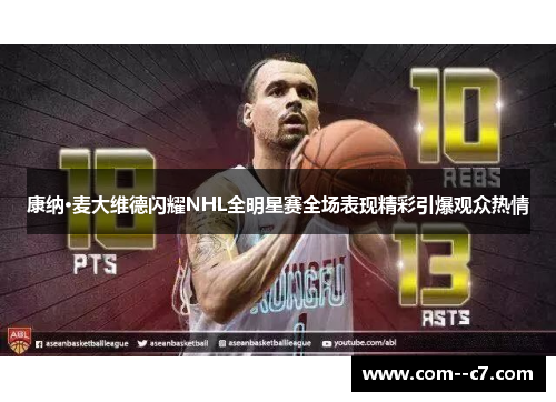 康纳·麦大维德闪耀NHL全明星赛全场表现精彩引爆观众热情